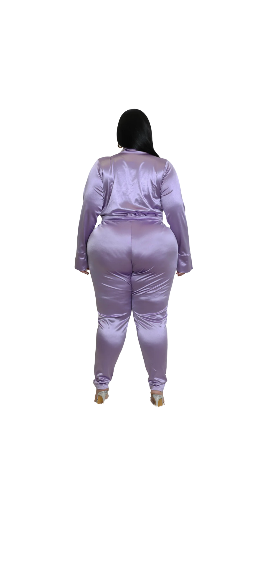 SATIN POWER BODYSUIT SET
