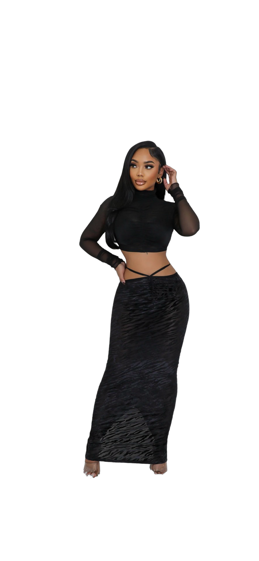 ZEBRA SKIRT SET